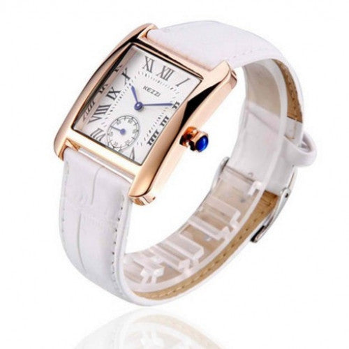 Leather Strap Fashion Gold Dress Watch